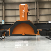 Machine de découpe de dalles de granit JULUN Big Beam 8500 mm à haute rigidité, contrôlée par PLC, onduleur 55 kW, épaisseur 1,5 m, longueur max. 3300 mm