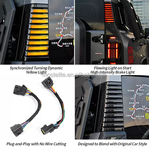 อุปกรณ์เสริมไฟ LED รุ่นอัพเกรด ขายดี ไฟท้าย ไฟเสา <span class=keywords><strong>D</strong></span> สำหรับอุปกรณ์เสริม Jetour T2 - Product Image 3