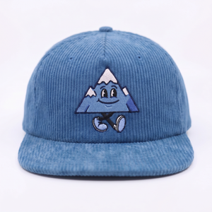 Gorra de Pana Personalizada OEM de 5 Paneles con Logotipo Bordado, Gorra Snapback Sin Estructura - Product Image 3