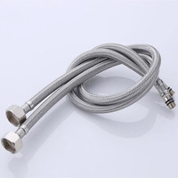 Tuyau flexible en acier inoxydable Deao G9/16 G3/8 G1/2 haute élasticité pour robinets de cuisine et de salle de bain