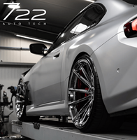 Rines Forjados Personalizados 722Auto de 18-24 Pulgadas, Cromados, Cóncavos Profundos, 5x112 5x120 5x114.3 para BMW M Performance, Audi RS, Mercedes