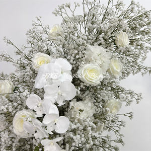 Arche de fleurs artificielles personnalisées faites à la main en gros pour les décorations de mariage et de rentrée scolaire - Product Image 4