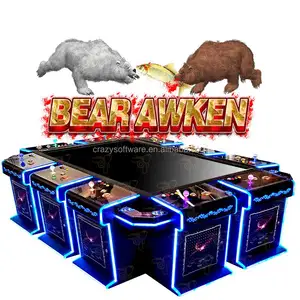 Arcade Machine Fish Game Seats 10 Player 86 Inch Single Seats Sold Separately Fish Game Table Emp Jammer Anti Cheat Alarm Device