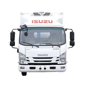 Euro 6 Isuzu 4X2 Gekoelde Vrachtwagen 5 Ton 120pk Lichte Bestelwagen Gekoelde Vrachtwagen Rechts Links Rijden Gekoeld Tru