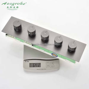 Латунный настенный смесительный клапан для скрытого душа, 4-ходовой выход с функцией управления потоками, пистолет для использования в ванной - Product Image 1