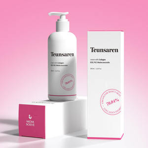 ครีมทาแก้รอยแตกลายสำหรับคุณแม่หลังคลอด MOMSOLVE สูตรเติมเต็มคอลลาเจน 70% ผลิตภัณฑ์จากเกาหลี ช่วยเพิ่มความยืดหยุ่นและความชุ่มชื้นให้ผิว ได้รับการพิสูจน์ทางการแพทย์แล้ว - Product Image 2