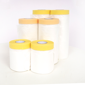 Película Protectora <span class=keywords><strong>de</strong></span> Plástico PE para Pintura <span class=keywords><strong>de</strong></span> Automóviles, Decoración <span class=keywords><strong>de</strong></span> Muebles, Protección Contra el Polvo, Pre-encintada, Modelos <span class=keywords><strong>de</strong></span> Cubierta Protectora - Product Image 1