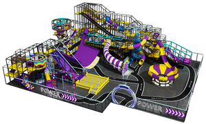 Fabricante de Parques Infantiles Interiores Adventure Slide Matrix, Servicio Integral para Parques de Diversiones, Torre Gigante, <span class=keywords><strong>Centro</strong></span> de Juegos Suaves para Niños - Product Image 4