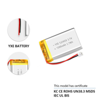 Baterai Lithium Polymer 523450 Isi Ulang 1000mAh untuk Speaker Bluetooth, Perangkat Genggam, dan Produk IoT