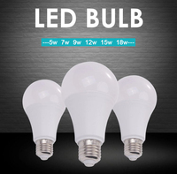 Bombilla LED E27 de alta calidad, ahorro de energía, 160-220V, 5W, 7W, 9W, 12W, 15W, 18W, 22w
