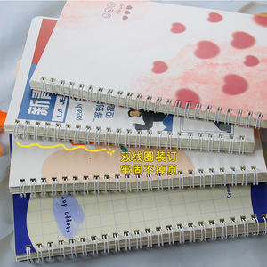 Carnet de notes A5 à spirale, motif cœur, papeterie d'apprentissage, carnet à feuilles mobiles épaissi pour <span class=keywords><strong>étudiant</strong></span>s - Product Image 3