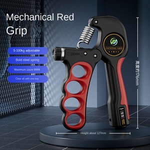 Contador electrónico <span class=keywords><strong>de</strong></span> cristal líquido ajustable, entrenamiento <span class=keywords><strong>de</strong></span> fuerza <span class=keywords><strong>de</strong></span> mano, agarre <span class=keywords><strong>de</strong></span> dedo, producto <span class=keywords><strong>de</strong></span> ejercicio <span class=keywords><strong>de</strong></span> mano Premium - Product Image 2