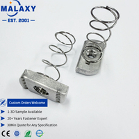 Écrou à ressort en acier inoxydable Malaxy M6 M8 M10 M12 pour usage industriel
