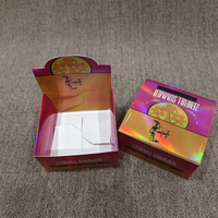 Boîtes de présentation en papier pour comptoir de vente au détail, personnalisées avec impression holographique, pour bonbons, gelées, barres chocolatées, en-cas, aliments pour bébés