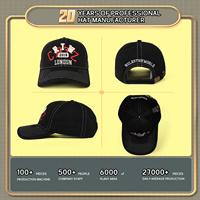 Gorra de béisbol de 6 paneles para hombre, gorra de béisbol con bordado de tela, ajustable, de lona, Vintage, con logotipo