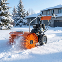 Souffleuse à neige professionnelle à pousser à la main, 6,5 HP, à essence, pour les travaux de déneigement hivernal
