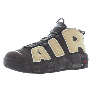 Nike Air uptempo 96 unisex รองเท้าบาสเก็ตบอลสีน้ำตาล/สีงา-100% ของแท้ - Product Image 1