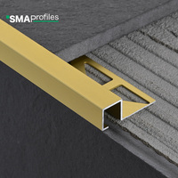 Profilé de bordure en aluminium SMAProfiles pour carrelage, moulure décorative en marbre, installation facile