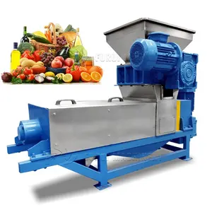 Screw press machine for dewatering cassava residue/food residue drying machine for sale