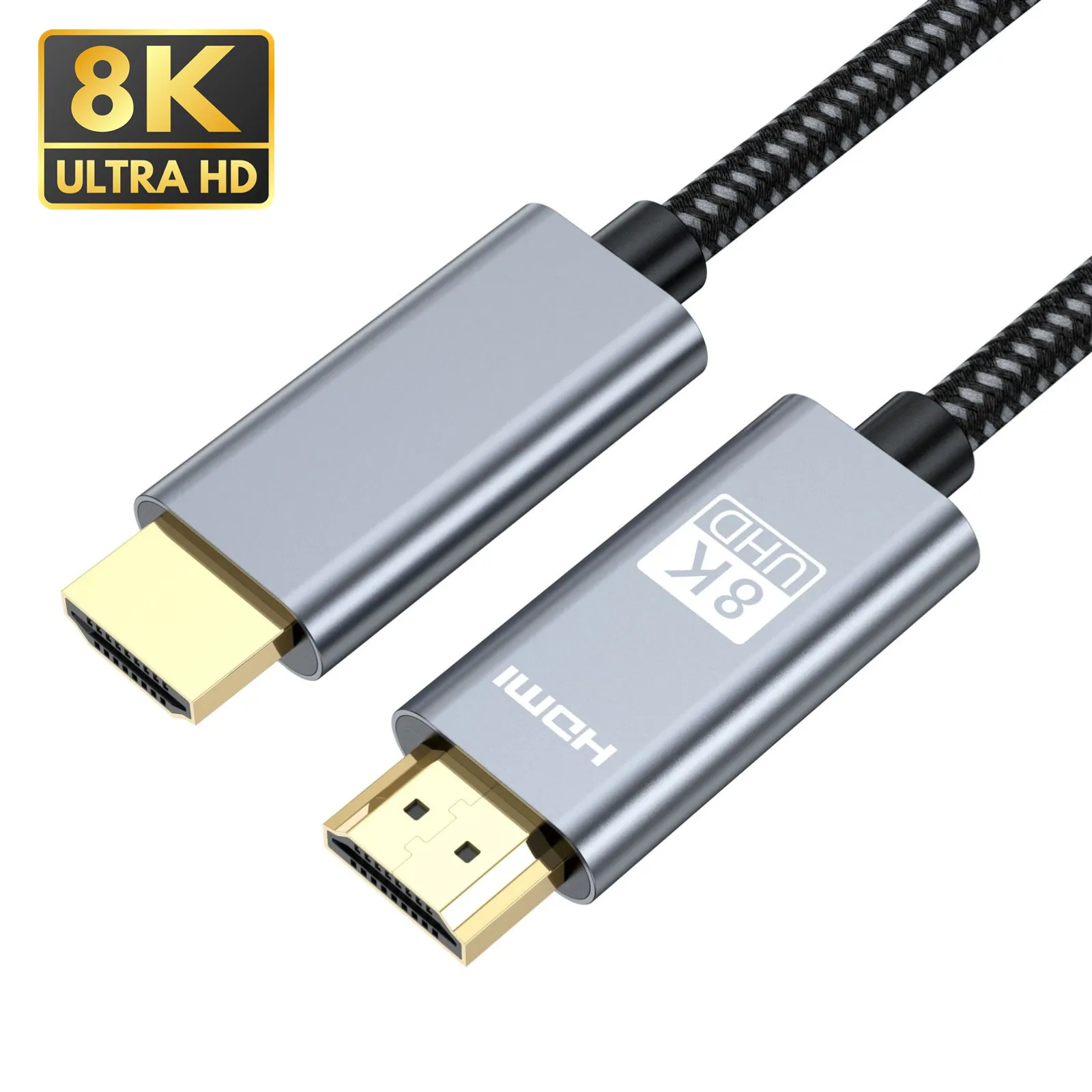 HDMI 2.1 Cable 8K 60Hz 48Gbps Premium HDTV HDMI Video Cable 1m 2m 3m 5m Male To Male HDMI Cable