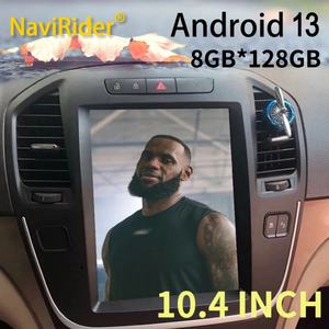 Autoradio Android 13 avec écran Tesla de 10,4 pouces, 8 Go de RAM, 128 Go de ROM, GPS multimédia, lecteur vidéo pour Opel Insignia, Buick Regal - Product Image 3