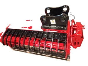 Broyeur à fléaux hydraulique à deux axes pour excavatrice, chargeuse-<span class=keywords><strong>pelleteuse</strong></span>, certifié CE, moteur Pterosaur BC40, pompe à engrenages, boîte de vitesses - Product Image 2