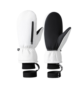 Nouveaux gants de snowboard d'hiver pour hommes, coupe-vent, anti-froid, anti-éclaboussures, écran tactile, fermeture éclair en velours, chauds pour la pratique du snowboard - Product Image 2