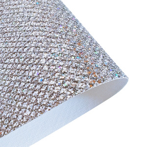 Phụ kiện điện thoại, túi xách, giày dép, túi trang điểm bằng da PU giả da, lưới thun ép nổi viền vàng, đính kim tuyến lấp lánh, chống mài mòn - Product Image 5