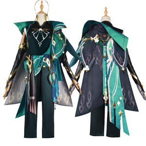 Disfraz de Cosplay de Anime Genshin Impact Alhaitham Dakim, Traje <span class=keywords><strong>Elegante</strong></span> para Fiesta de Halloween, Actividad de Fiesta, Juego de Rol, Atuendo para Hombre - Product Image 4