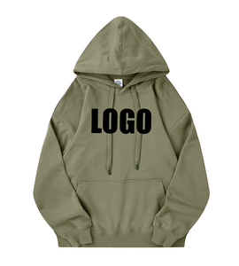 Sweat à capuche oversize en molleton bouclé 100 % coton 350 GSM pour homme et femme, personnalisable avec logo, doux, inaltérable, couleur unie - Product Image 1