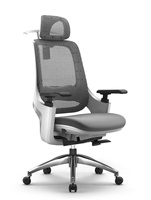 GT1 Chaise de bureau réglable de luxe à usage intensif avec design moderne Mesh Boss Director Chaise de direction pour espace de bureau moderne