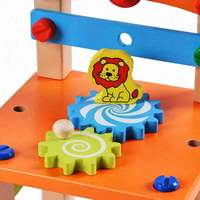 Juguete de Madera Desarmable, Silla con Tornillos y Tuercas, Rompecabezas de Ensamblaje para Niños