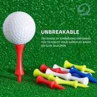 Tee de golf en plastique incassable à hauteur variable pour entraînement sur le driving range – Vente en gros, tailles mixtes