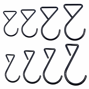 Dây thép không gỉ S móc đen gỉ phòng chống kim loại móc áo hình chữ S - Product Image 1