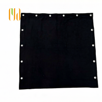 Rideaux de scène occultants en velours ignifuge de style européen, certifiés NFPA 701, 100 % polyester, personnalisables