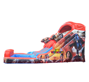 Commercial Goflable Toboggan <strong>Spiderman</strong> Kids Jumper PVC Inflatable Jumping Castle Bounce House and Water <strong>Slide</strong> - Product Image 3