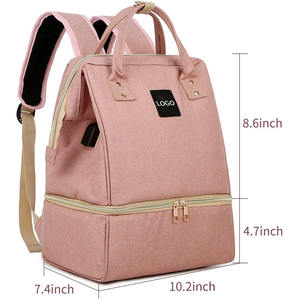 <span class=keywords><strong>Mochila</strong></span> de maternidad 2 en 1 con aislamiento compacto, pañales de guardería, bomba de lactancia materna, bolsa enfriadora - Product Image 4