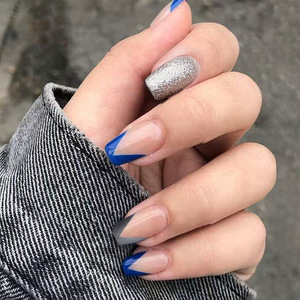 Poudre magique Ky Mirror Moonlight pour ongles à presser, <span class=keywords><strong>faux</strong></span> ongles tendance effet aurore blanc néon, 24 pièces, vente en gros - Product Image 6