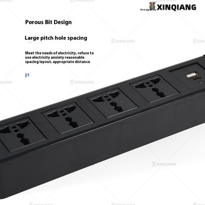 Thiết kế hiện đại Máy tính để bàn nhúng ổ cắm đa vị trí Jack dọc treo hàng cắm đa chức năng hệ thống dây điện - Product Image 3