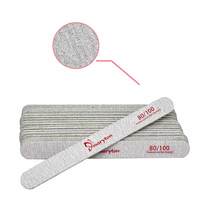 Mini ensemble de manucure jetable personnalisable Lime à ongles en plastique double face pour soins professionnels Lime à ongles en verre personnalisable