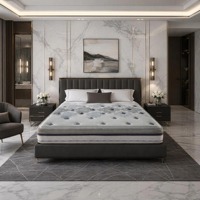 Matelas à ressorts ensachés respirant avec design Airflow, tissu anti-humidité, soutien rafraîchissant pour les personnes ayant chaud la nuit, prix usine