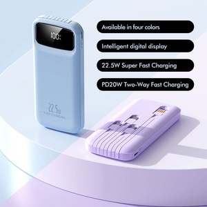 Banco de Energía Portátil de 10000 mAh con Carga Rápida, 4 Cables Integrados y Pantalla LED, en Oferta - Product Image 2