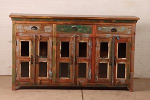 Solid Wood <b>Sideboard</b> Cabinet with Premium Finish & Large <b>Storage</b> Capacity for Dining Room Living Room Hotel Apartment Furniture - Product Image 4