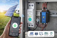 Interrupteur intelligent WiFi Tuya DC 63A 12-80V, commande à distance par application, 1P+N, rail DIN, interrupteur d'alimentation intelligent pour la maison