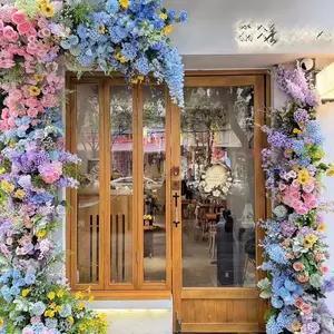 B005 Netflix bahçe tarzı duvar asılı çiçek dükkanı şelale çiçek kemer çiçek ticari girişteki için