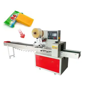 HS-250B High Quality Flow Packing Manual Soap Pleat Plastic Bag Wrapping Machine