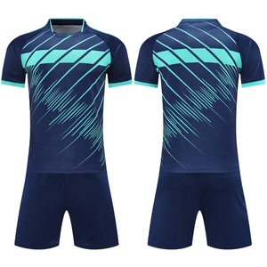 Kustom pakaian olahraga sepak bola pria kaus sepak bola lengan pendek baju sepak bola sublimasi desain pakaian tinggi baju olahraga sepak bola - Product Image 5