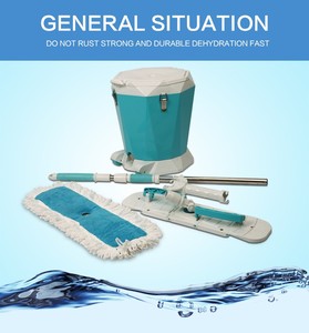 Herramientas de Limpieza para Pisos de Casas Grandes, Mopa Plana Plegable de Acero Inoxidable con Alta Tasa de Deshidratación y Absorción Rápida - Product Image 4