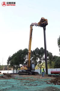 Prezzo cingolato montato alesato battipalo macchina solare installazione Mini escavatore accessori idraulico <span class=keywords><strong>Vibro</strong></span> martello - Product Image 2