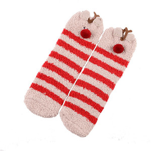 กล่องของขวัญขนปุย 3 มิติ <span class=keywords><strong>ตลก</strong></span>ๆ สำหรับคริสต์มาส กล่องถุงเท้าขนฟู - Product Image 4